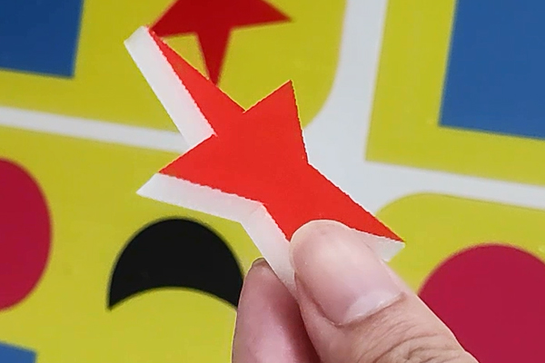 得马迷你字雕刻机切割的样品 